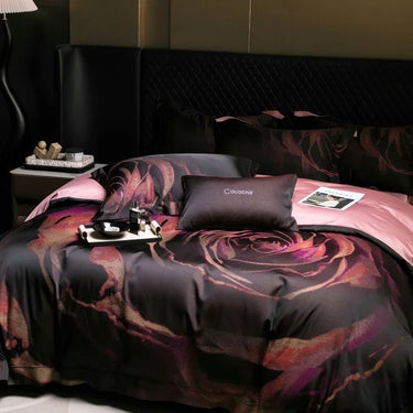Black Rose Luxury Egyptian Cotton 1500TC Hotel Quality Bedding Set